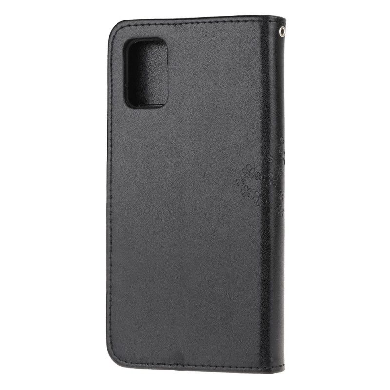 Folio Deksel Xiaomi Poco M3 Svart Tre Og Tangaugler