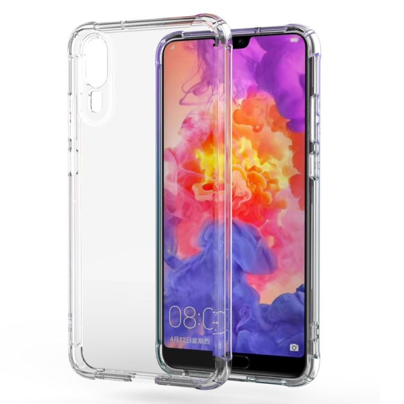 Deksel Huawei P20 Gjennomsiktig Gjennomsiktige Leeu-Beskyttelsesputer