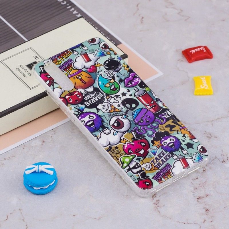 Deksel Huawei P20 Mobildeksel Fluorescerende Galskap