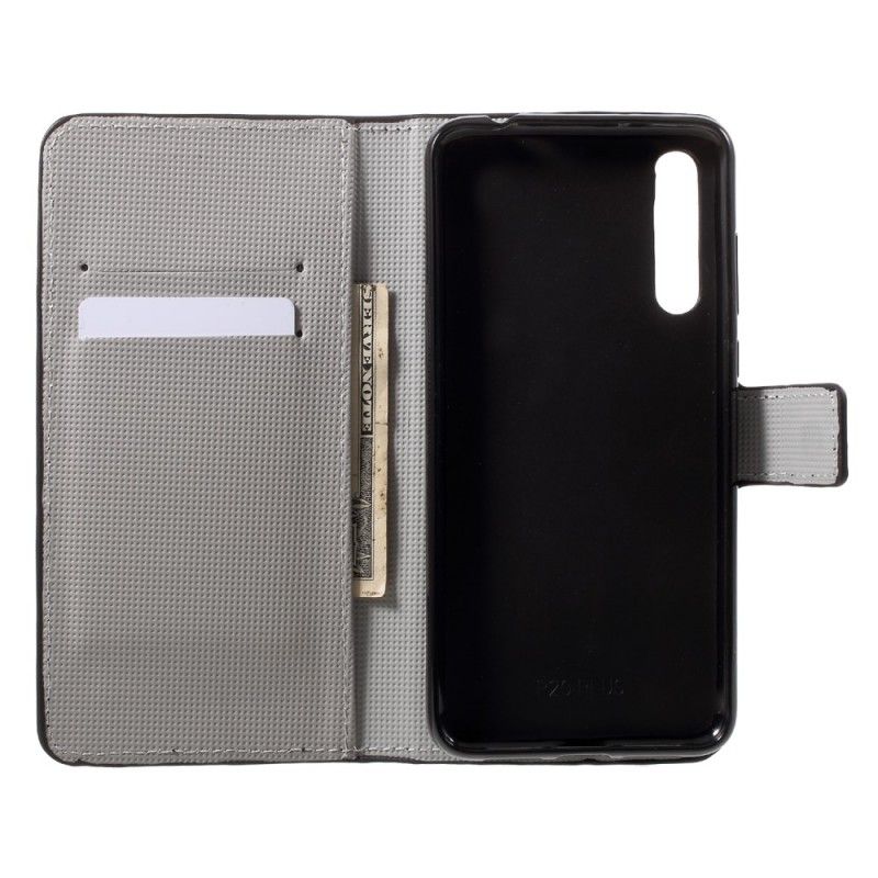Folio Deksel Huawei P20 Galakse Design