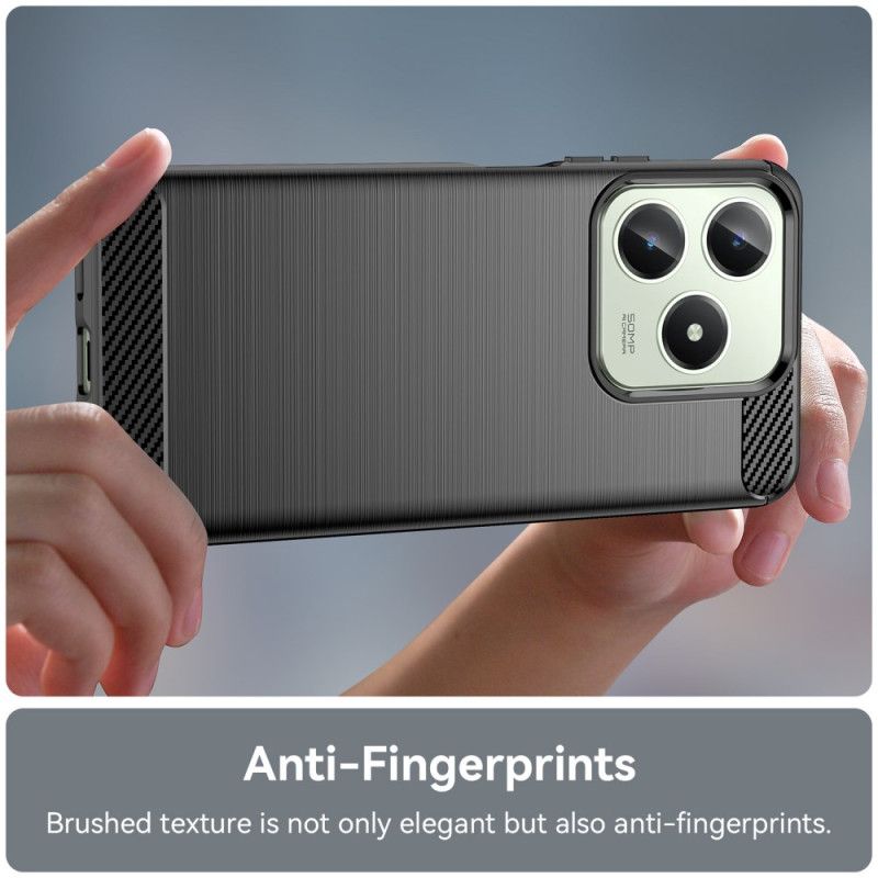 Deksel Realme Note 60x Børstet Karbonfiber Beskyttelse Deksel