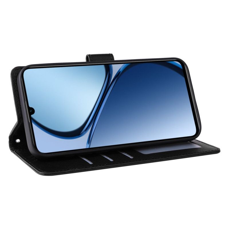 Folio Deksel Realme Note 60x Ensfarget Kunstskinn