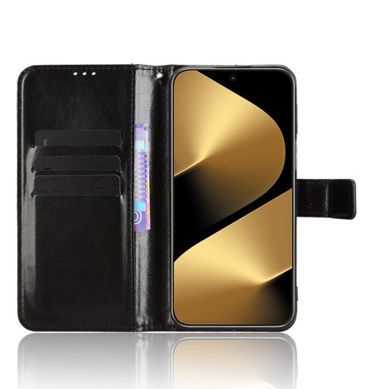 Lærdeksel Folio Deksel Huawei Pura 80 Ultra Mobildeksel Prangende Kunstskinn