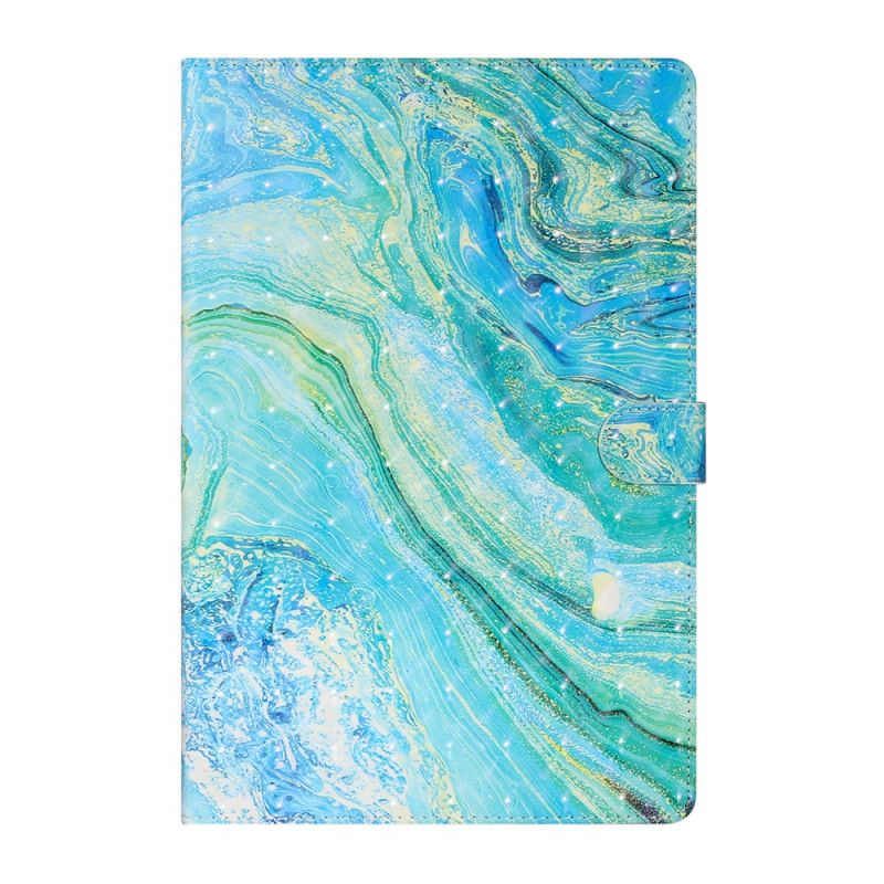 Folio Deksel Samsung Galaxy Tab S7 Plus Grønn Bølge