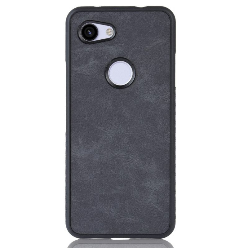 Deksel Google Pixel 3A Svart Premium Skinneffekt