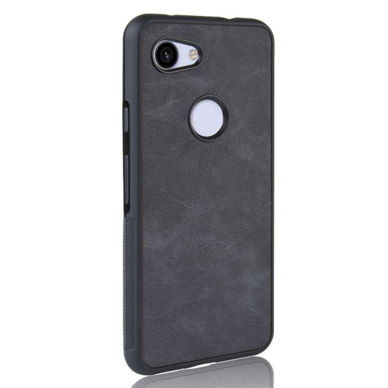 Deksel Google Pixel 3A Svart Premium Skinneffekt