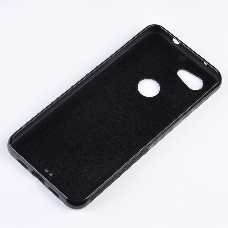 Deksel Google Pixel 3A Svart Premium Skinneffekt