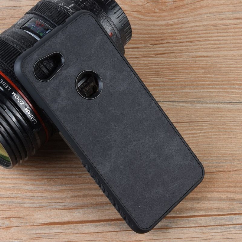 Deksel Google Pixel 3A Svart Premium Skinneffekt