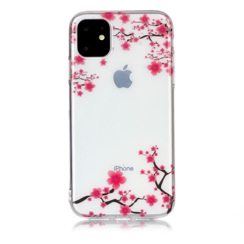 Deksel iPhone 11 Gjennomsiktig Blomstrende Tre