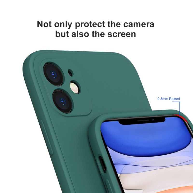 Deksel iPhone 11 Svart Enkay Flytende Silikon