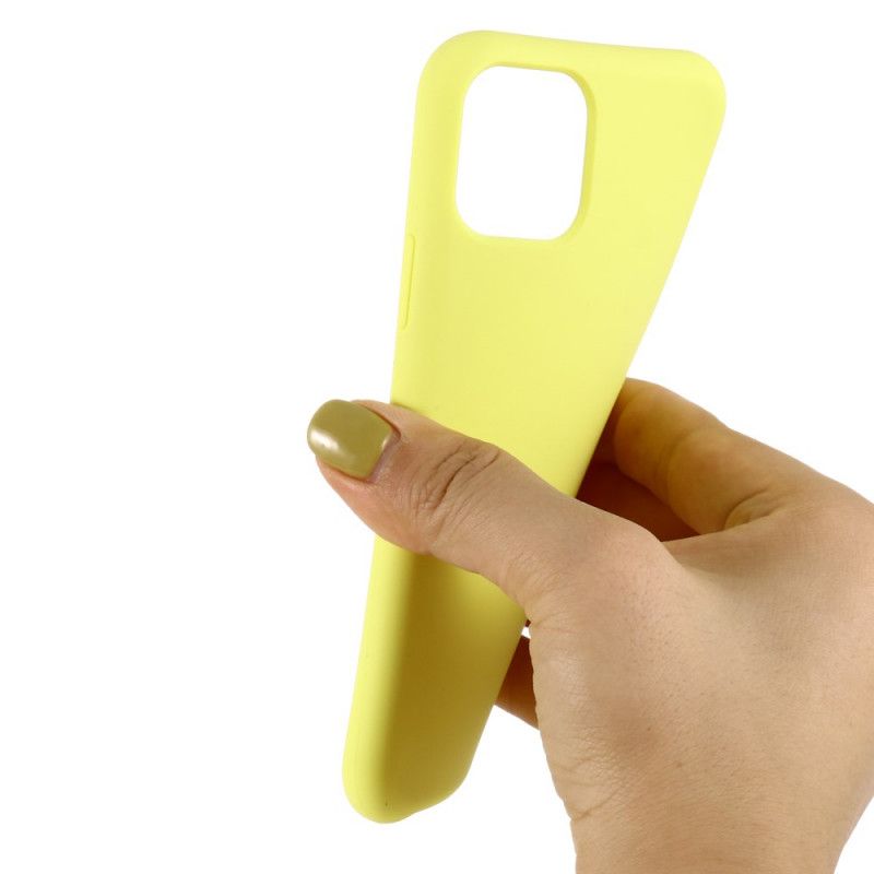 Deksel iPhone 11 Svart Flytende Silikon