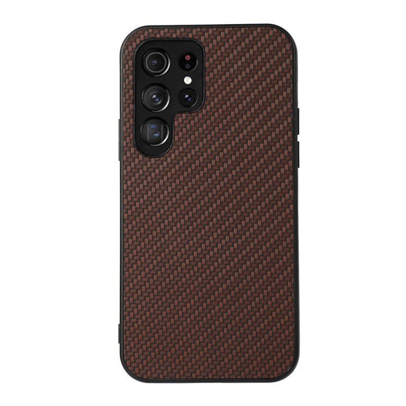 Mobildeksel Til Samsung Galaxy S22 Ultra 5G Karbonfiber