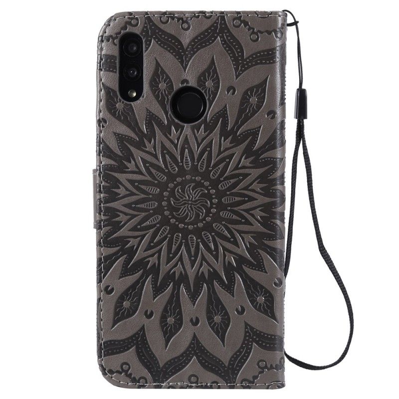 Folio Deksel for Honor 10 Lite Grå Solblomst
