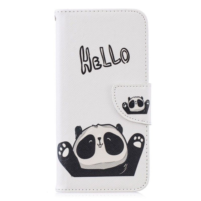 Folio Deksel for Honor 10 Lite Hallo Panda