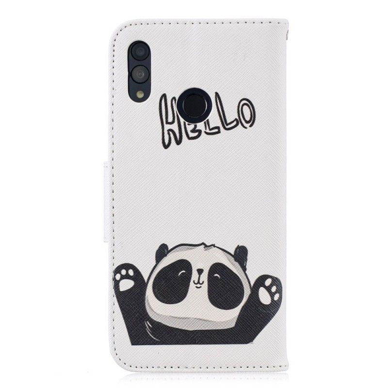 Folio Deksel for Honor 10 Lite Hallo Panda