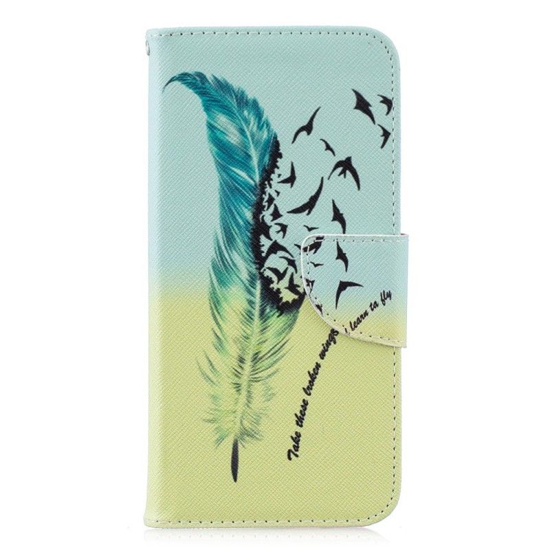 Lærdeksel Folio Deksel Honor 10 Lite Mobildeksel Lær Å Fly
