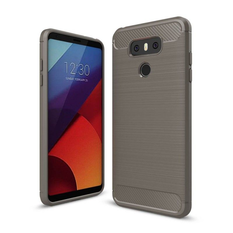 Deksel LG G6 Svart Børstet Karbonfiber
