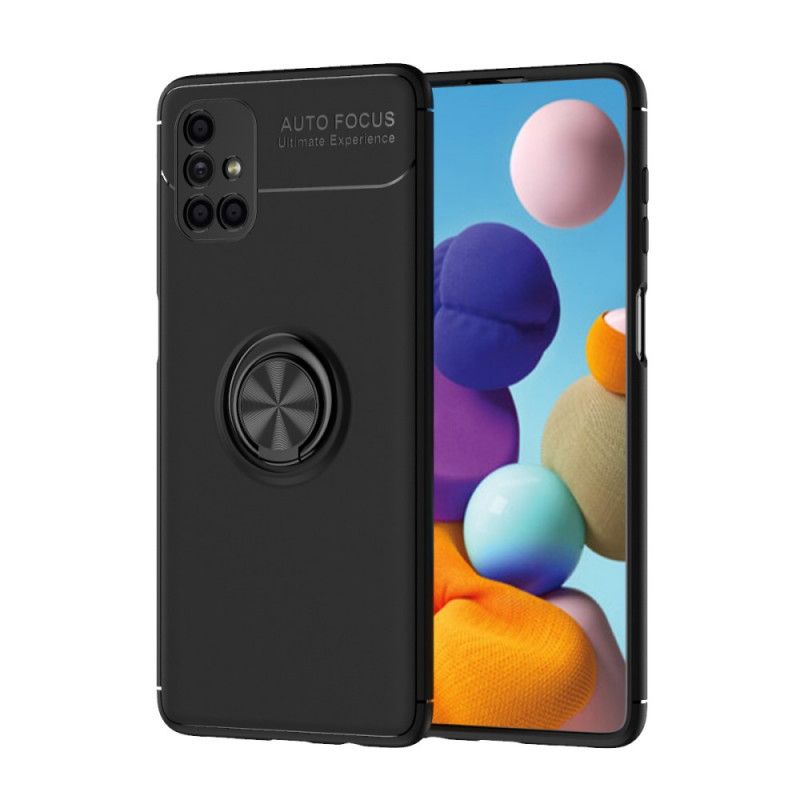 Deksel Samsung Galaxy M51 Svart Roterende Ring