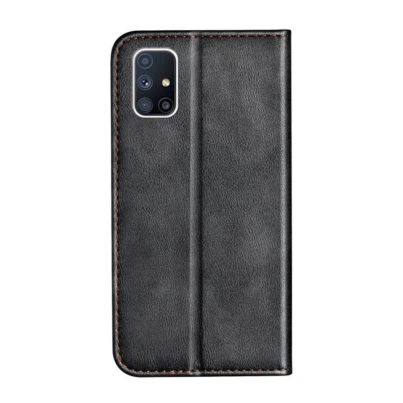 Folio Deksel for Samsung Galaxy M51 Grå Tofarget Skinneffekt