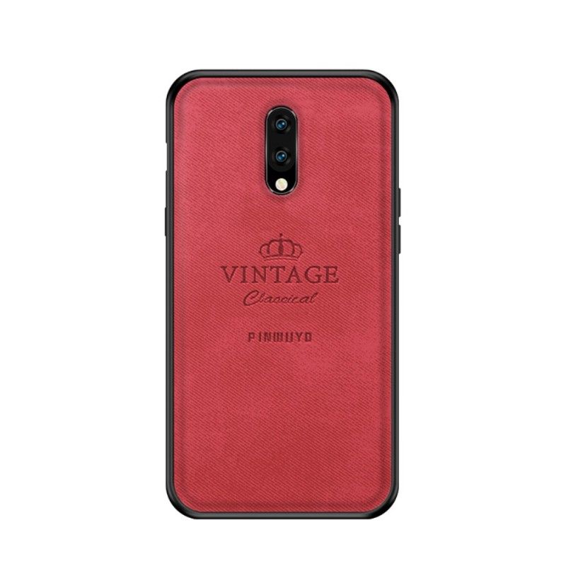 Deksel for OnePlus 7 Svart Hederlig Vintage Pinwuyo