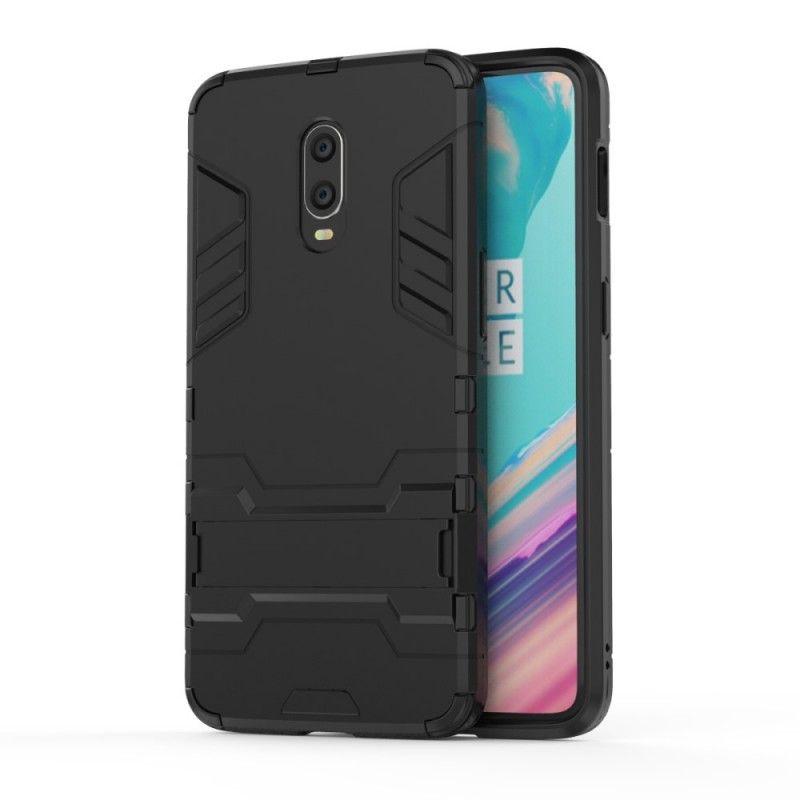 Deksel OnePlus 7 Svart Ultrabestandig Med Støtte