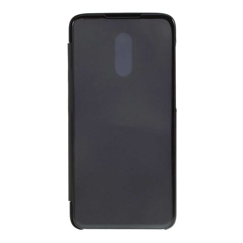 Vis Deksel OnePlus 7 Svart Speil Og Skinneffekt
