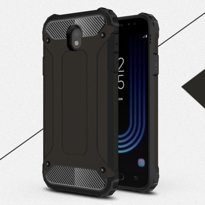 Deksel for Samsung Galaxy J7 2017 Svart Overlevende