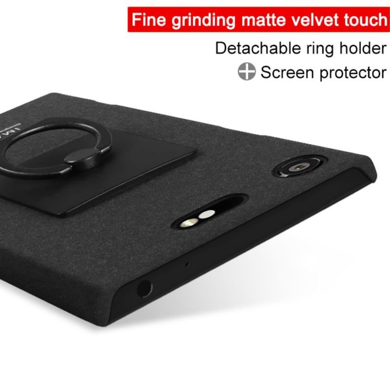Deksel Sony Xperia XZ1 Compact Svart Ring