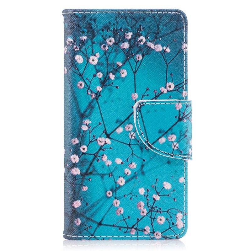 Folio Deksel Sony Xperia XZ1 Compact Blomstrende Tre