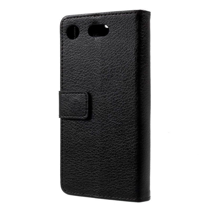 Folio Deksel Sony Xperia XZ1 Compact Hvit Krokodillehudeffekt Anti-fall