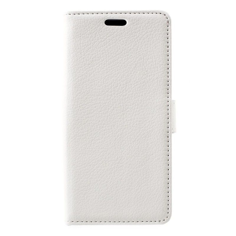 Folio Deksel Sony Xperia XZ1 Compact Hvit Krokodillehudeffekt Anti-fall