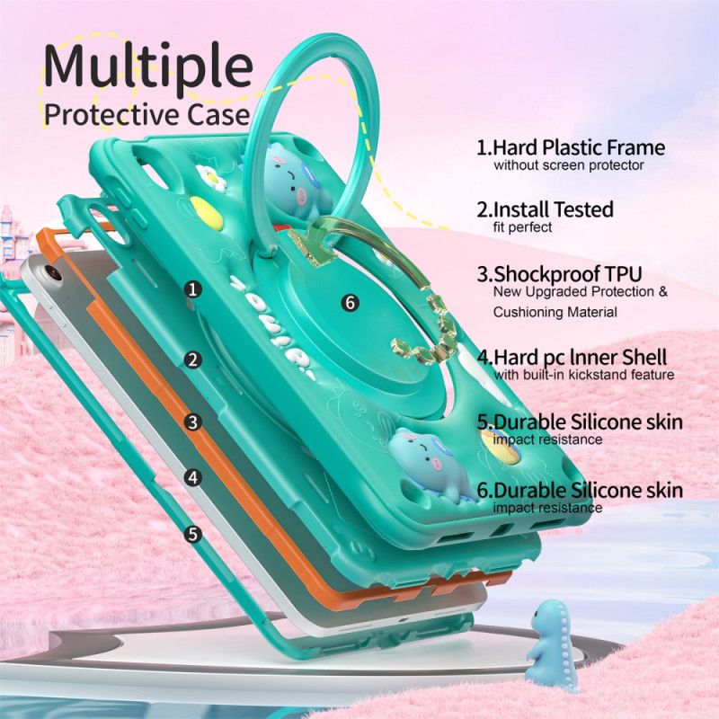 Deksel iPad (2025) Flerlags Med Skulderstropp