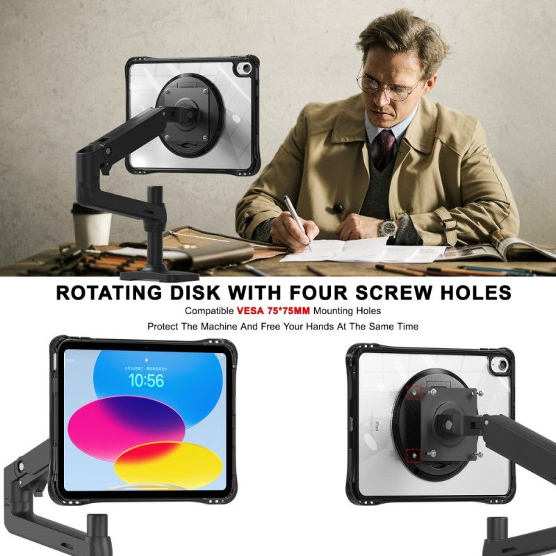 Deksel iPad (2025) Gjennomsiktig Integrert Stativ