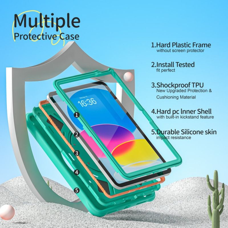 Deksel iPad (2025) Mobildeksel Dinosaurstropp Og Støtte For Barn