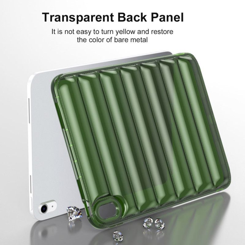 Deksel iPad (2025) Pufferjakkestil Beskyttelse Deksel