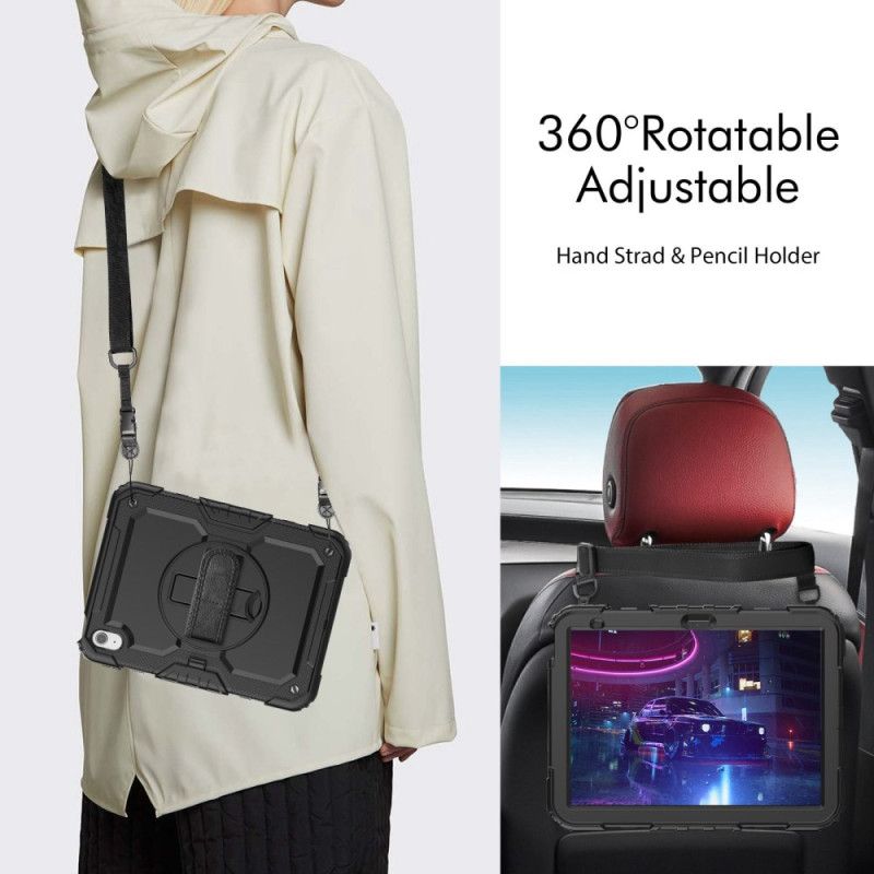 Deksel iPad (2025) Robust Med Håndtak Og Stativ Beskyttelse Deksel