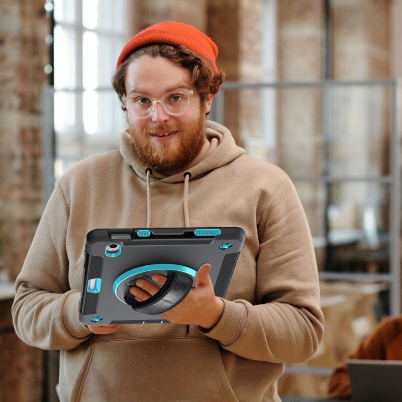 Deksel iPad (2025) Robust Med Roterende Stativ