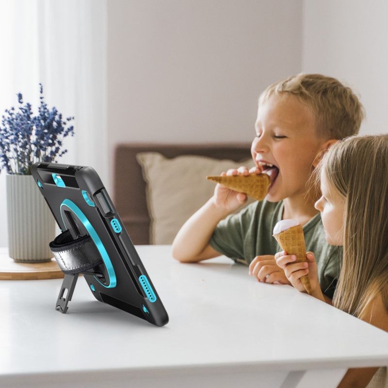 Deksel iPad (2025) Robust Med Roterende Stativ