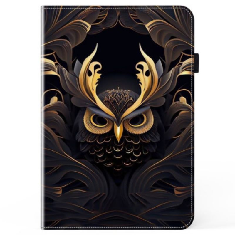 Etui iPad (2025) Gyllen Ugle