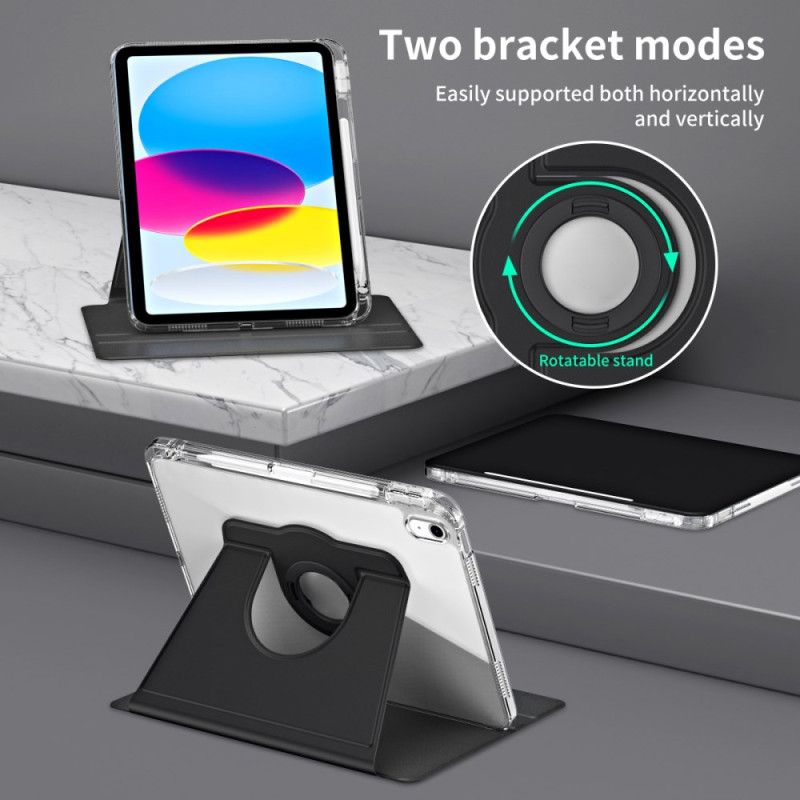Etui iPad (2025) Hybrid Med Roterende Stativ