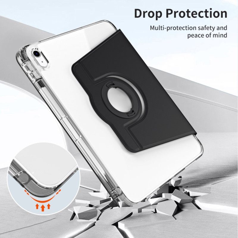 Etui iPad (2025) Hybrid Med Roterende Stativ