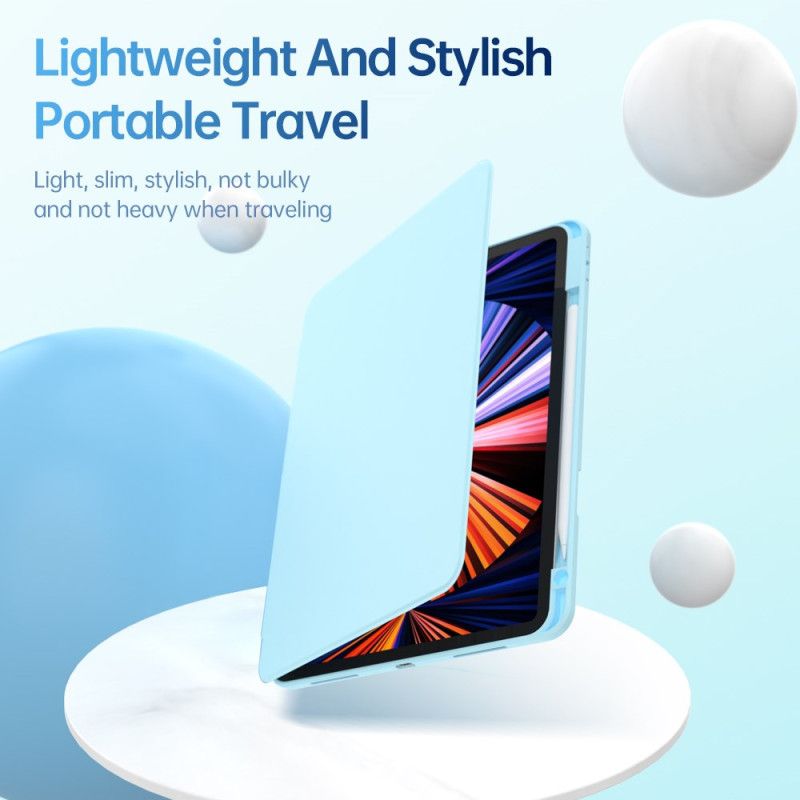Etui iPad (2025) Roterende Stativ Og Pastellfarget Deksel Beskyttelse Deksel