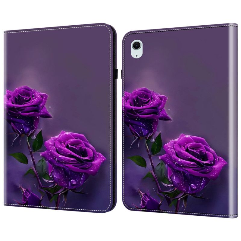 Etui Til iPad (2025) Lilla Roser