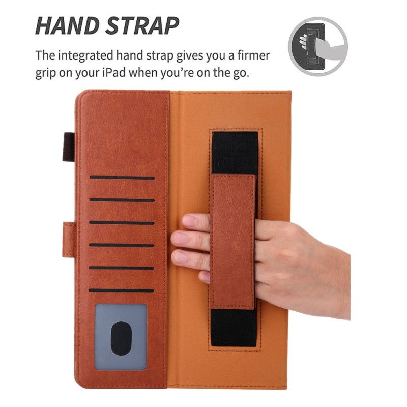 Folio Deksel iPad (2025) Paljetter Med Sølvspenne Beskyttelse Deksel