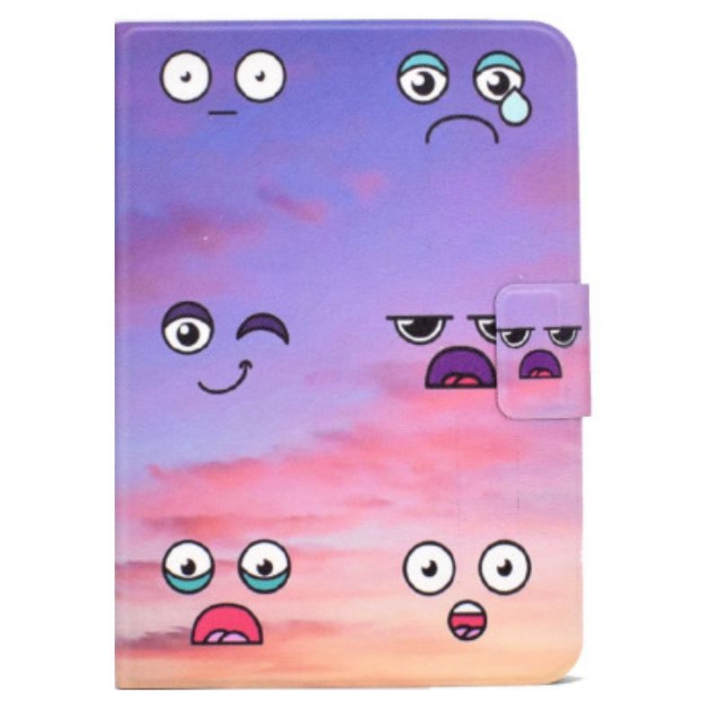 Folio Deksel Til iPad (2025) Morsomme Ansikter