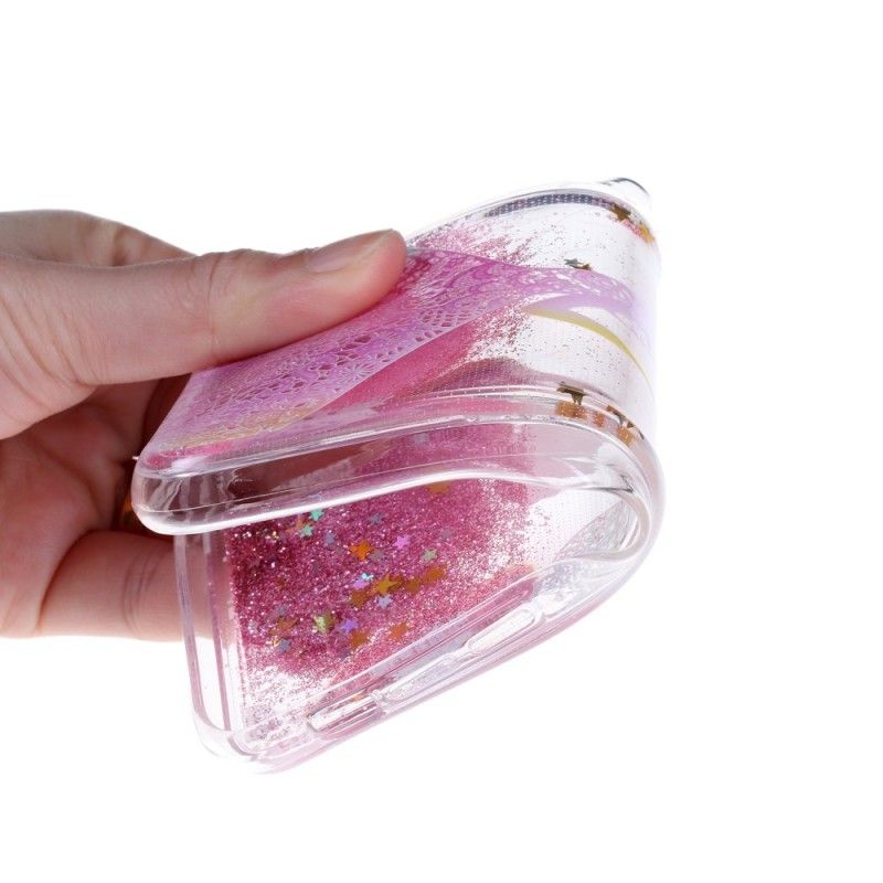 Deksel for Huawei P30 Lite Gjennomsiktig Glitterkjole