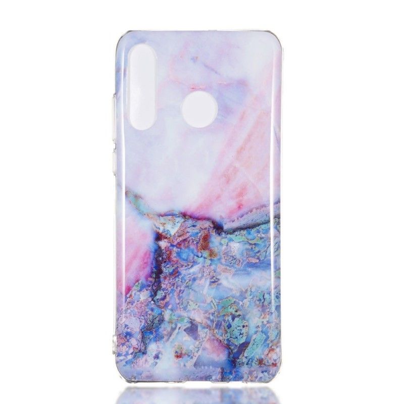Deksel Huawei P30 Lite Flerfarget Marmor