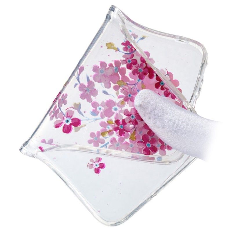 Deksel Huawei P30 Lite Gule Og Magenta Blomster