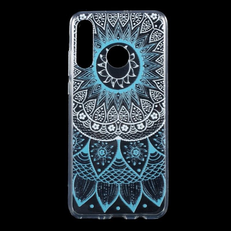 Deksel Huawei P30 Lite Rosa Gjennomsiktig Fargerik Mandala Anti-fall