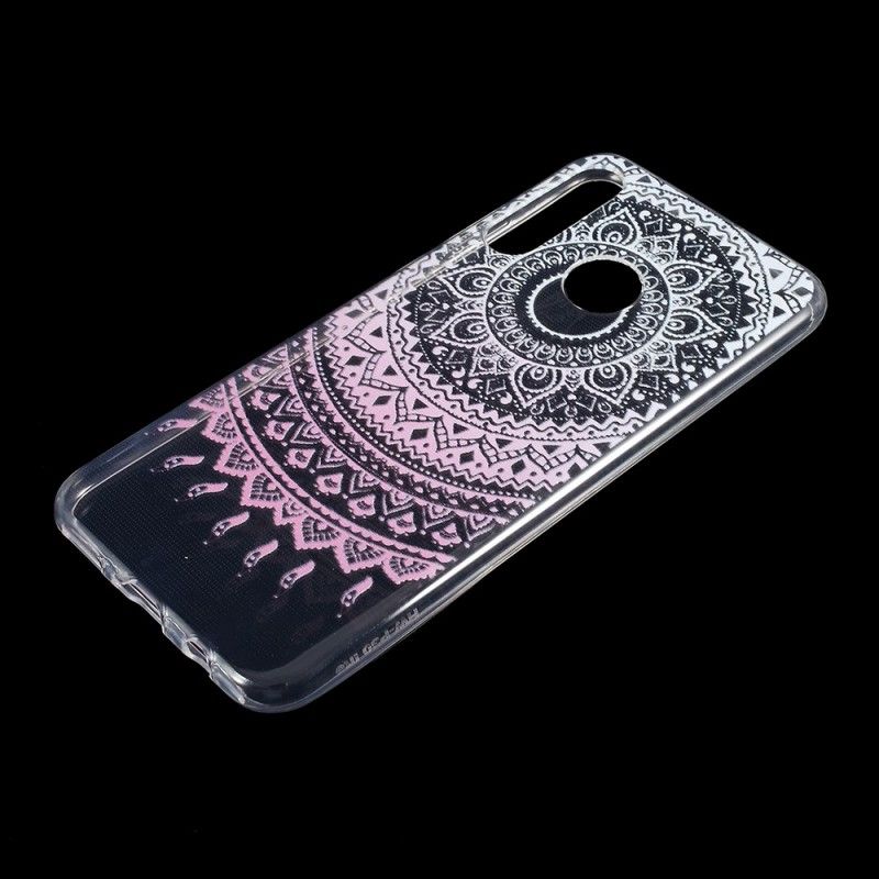 Deksel Huawei P30 Lite Rosa Gjennomsiktig Fargerik Mandala Anti-fall